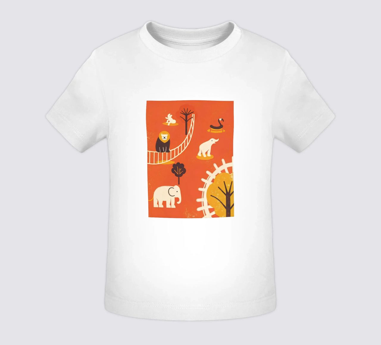 Zoo Retro Pop maglietta neonato da THE LATEST SHOP
