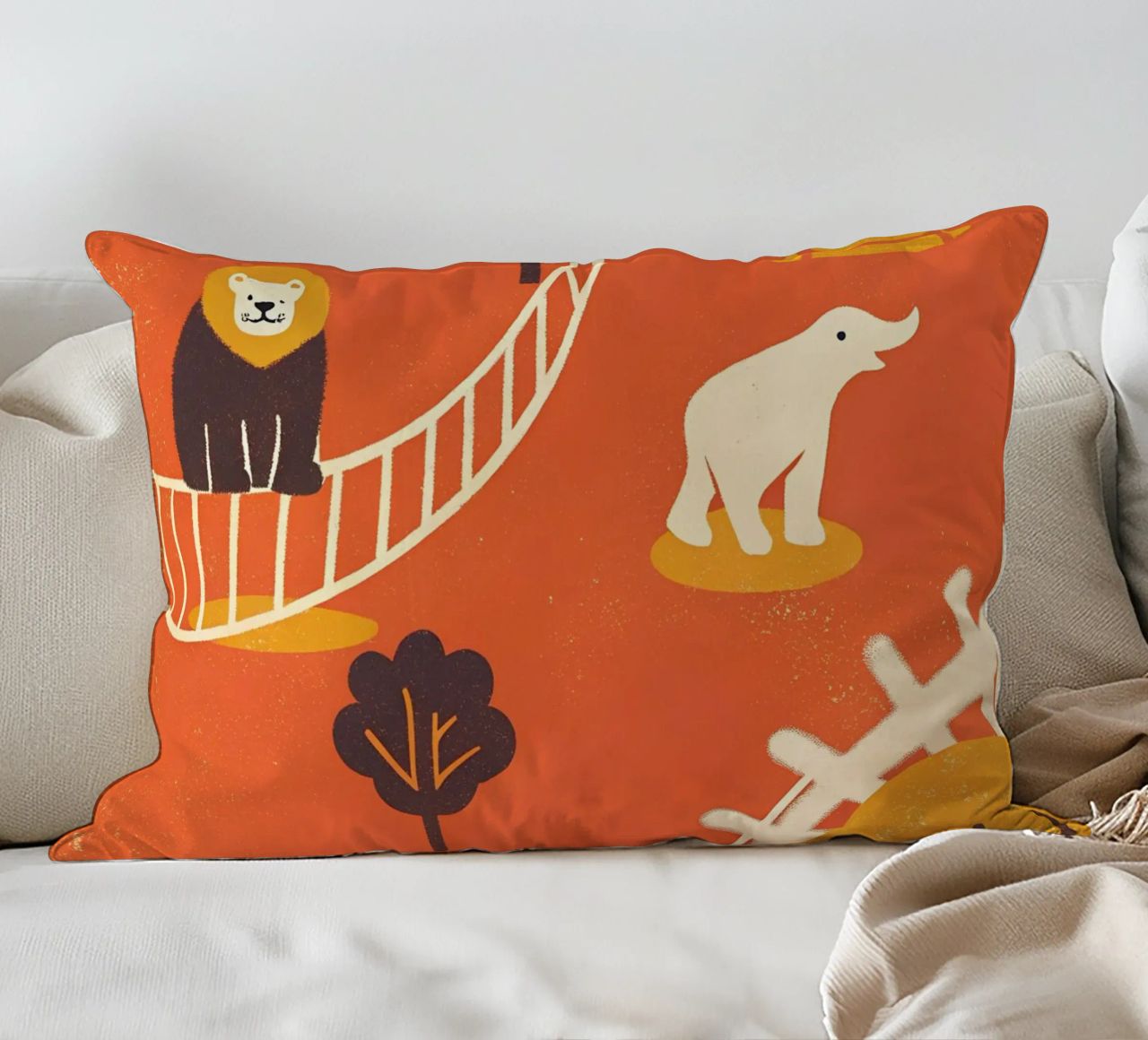 Zoo Retro Pop cuscino da THE LATEST SHOP