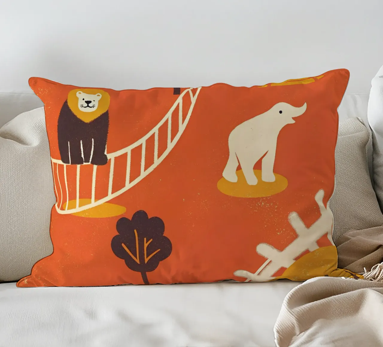 Zoo Retro Pop cuscino da THE LATEST SHOP