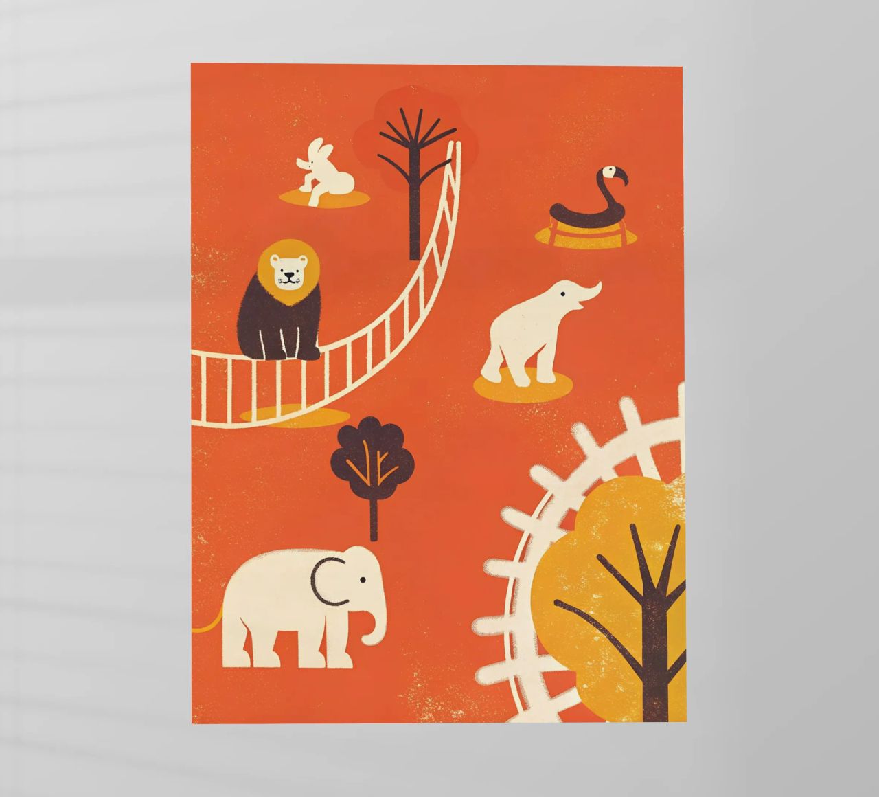 Zoo Retro Pop pellicola backlit da THE LATEST SHOP