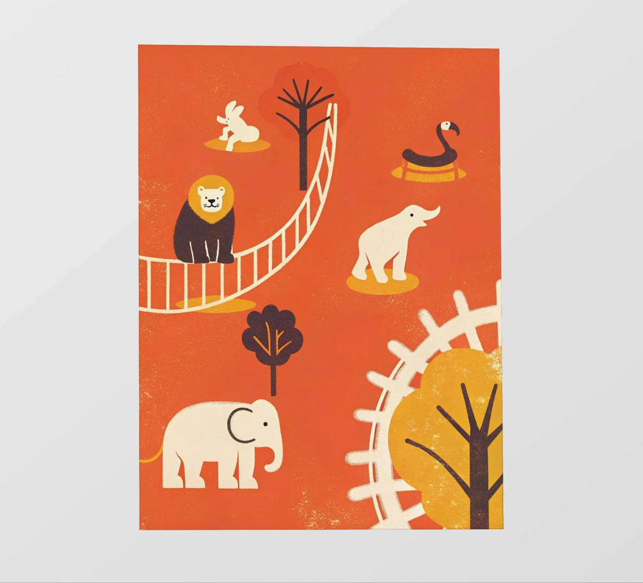Zoo Retro Pop pellicola backlit da THE LATEST SHOP
