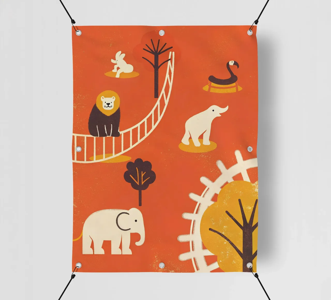 Zoo Retro Pop telo in pvc da THE LATEST SHOP