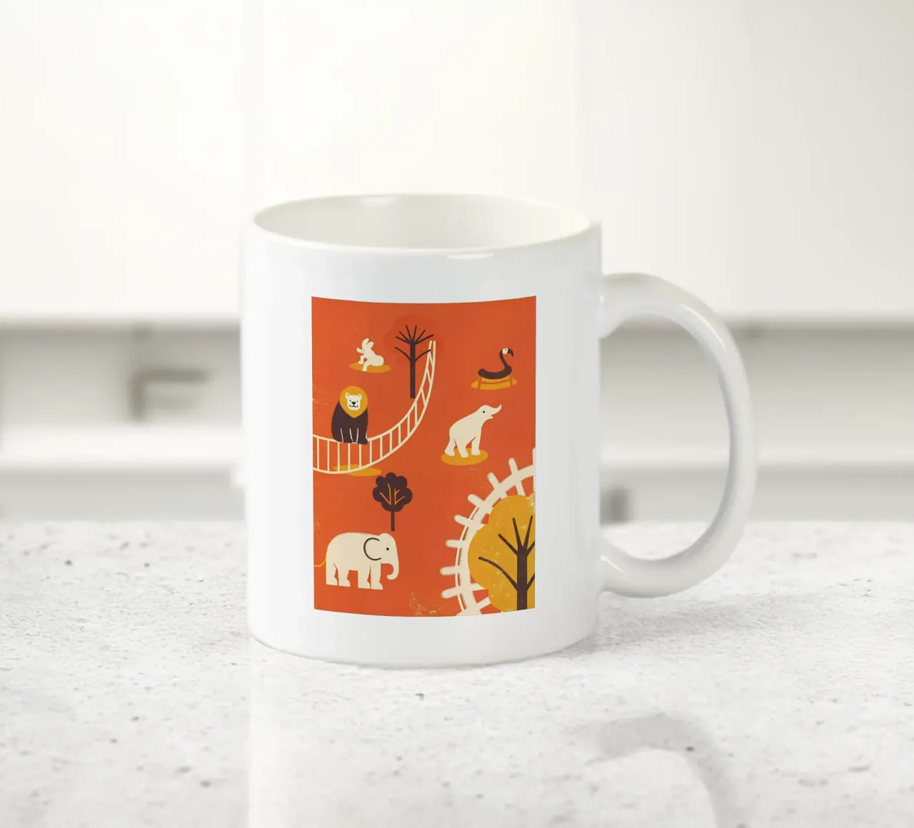 Retro Pop Zoo mug en céramique de THE LATEST SHOP