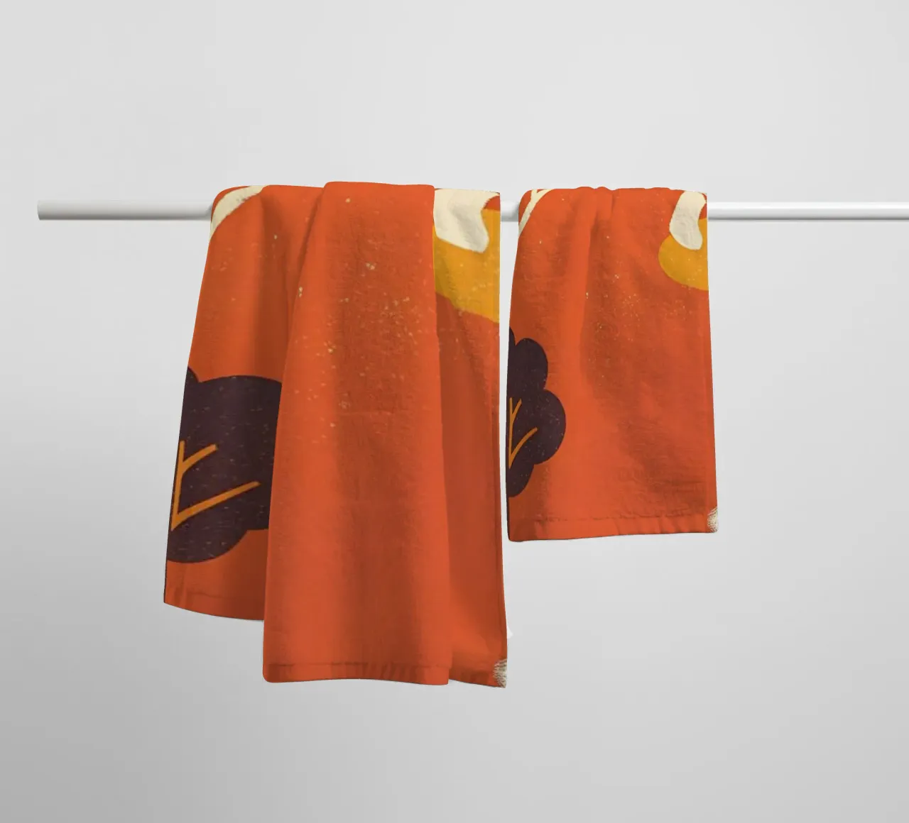 Retro Pop Zoo towel by THE LATEST SHOP