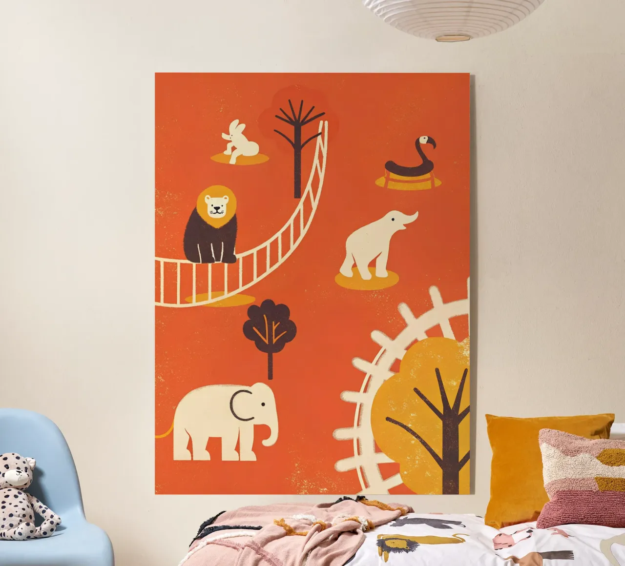 Retro Pop Zoo acrylic glass by THE LATEST SHOP