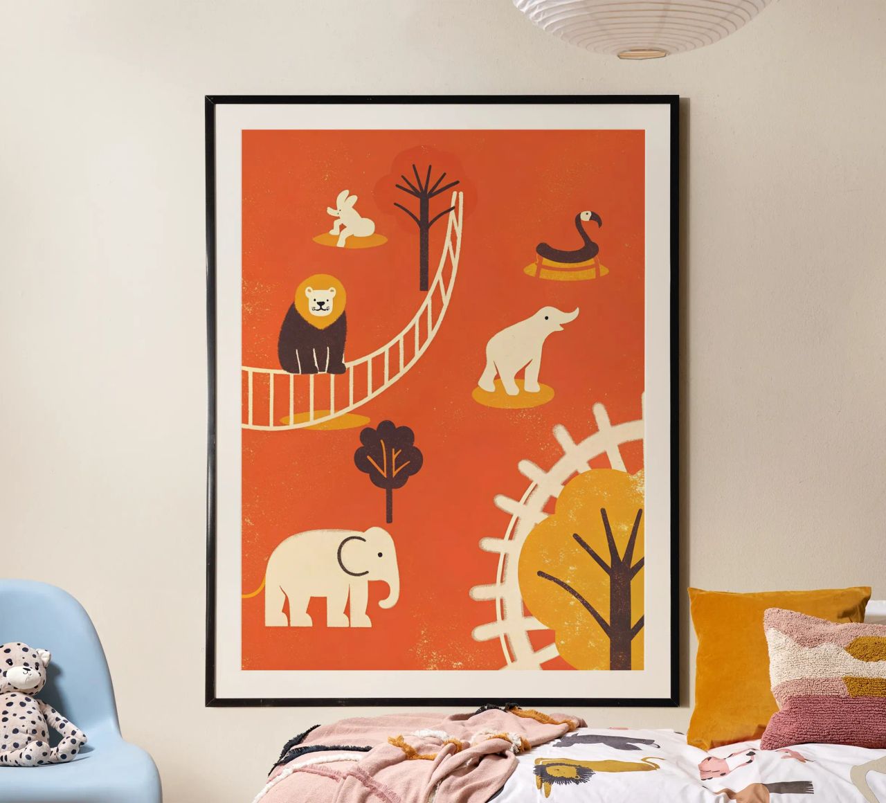Zoo Retro Pop poster da THE LATEST SHOP