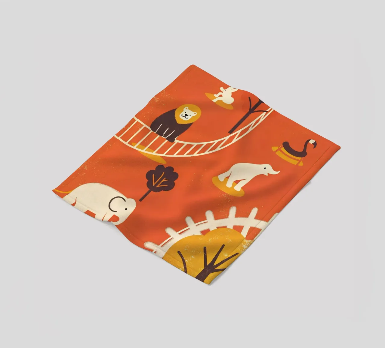 Zoo Retro Pop coperta in pile da THE LATEST SHOP