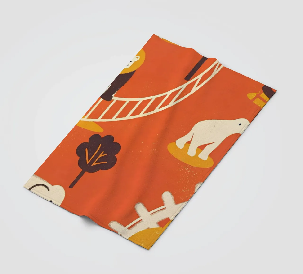 Zoo Retro Pop coperta in pile da THE LATEST SHOP