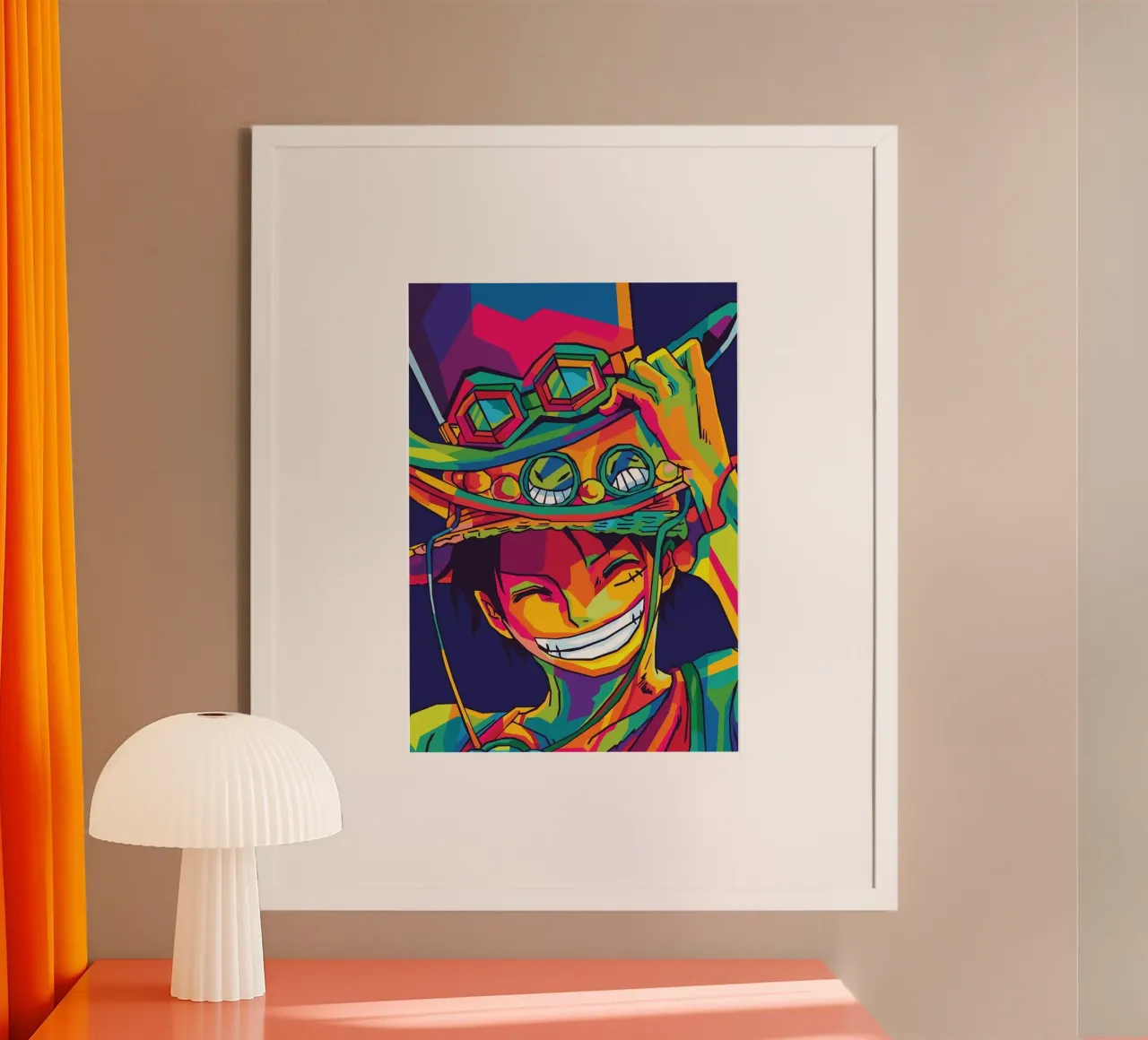 Il re dei pirati poster con telaio in legno da Waylons Studio