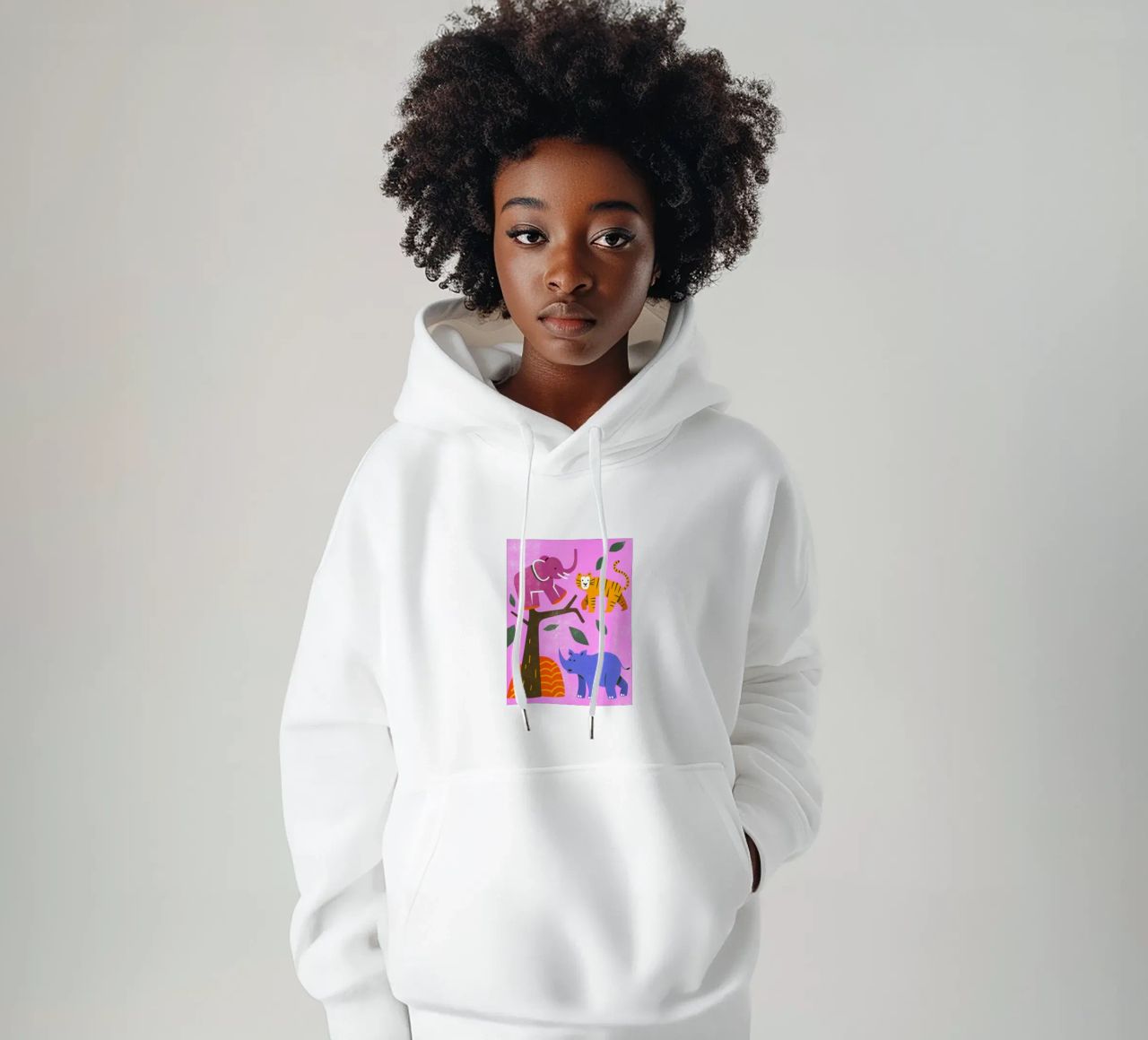 Zoo Retro Pop sudadera con capucha de THE LATEST SHOP