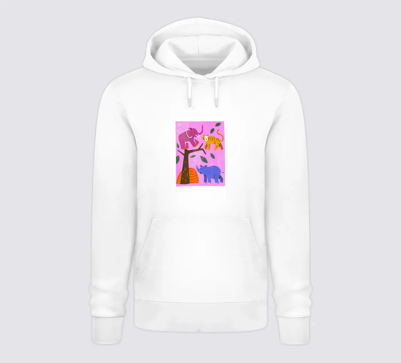 Retro pop dierentuin hoodie van THE LATEST SHOP