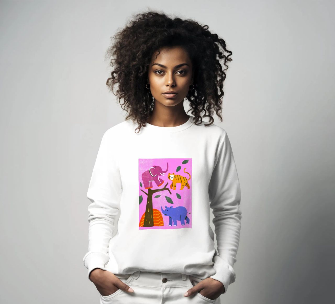 Zoo Retro Pop sudadera de THE LATEST SHOP