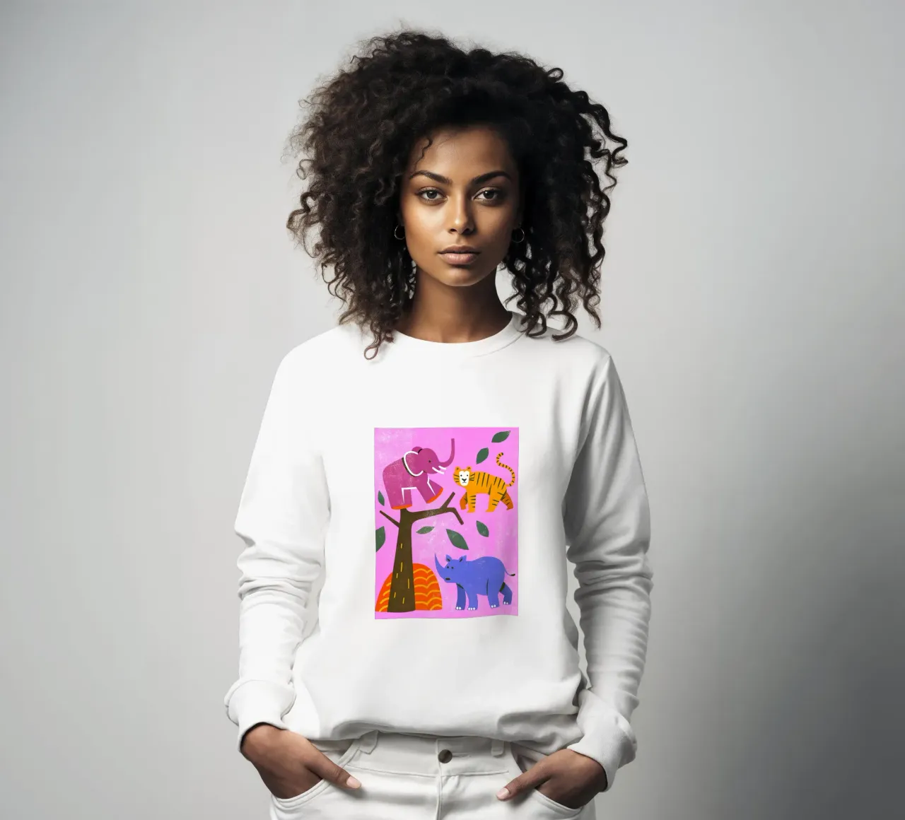 Zoo Retro Pop felpa da THE LATEST SHOP