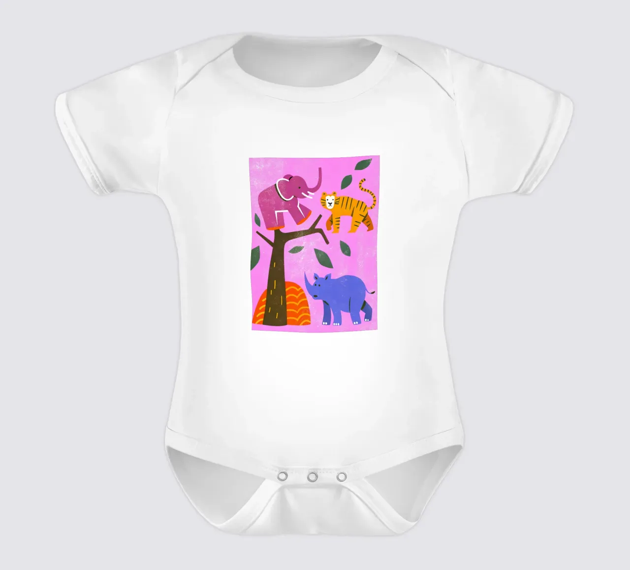 Zoo Retro Pop body neonato maniche corte da THE LATEST SHOP