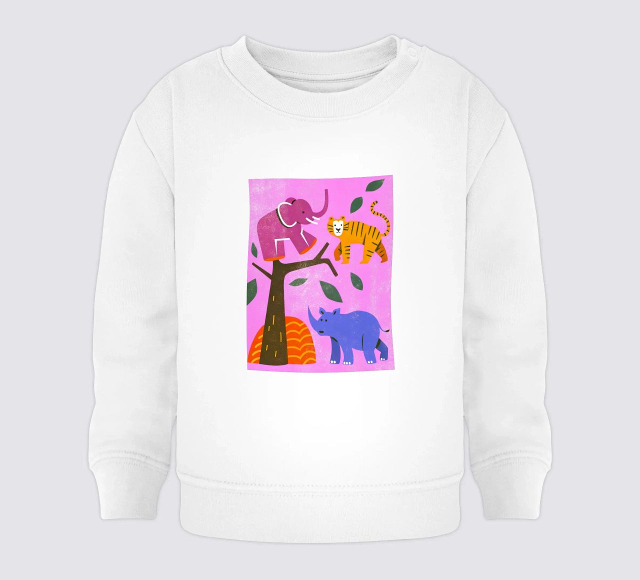 Zoo Retro Pop felpa neonato da THE LATEST SHOP