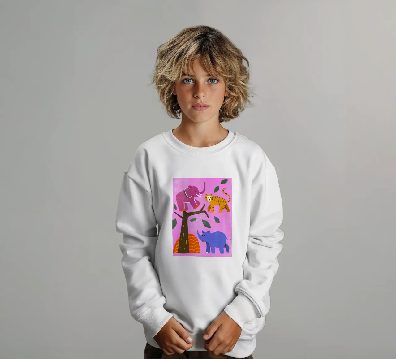 Zoo Retro Pop felpa bambino da THE LATEST SHOP