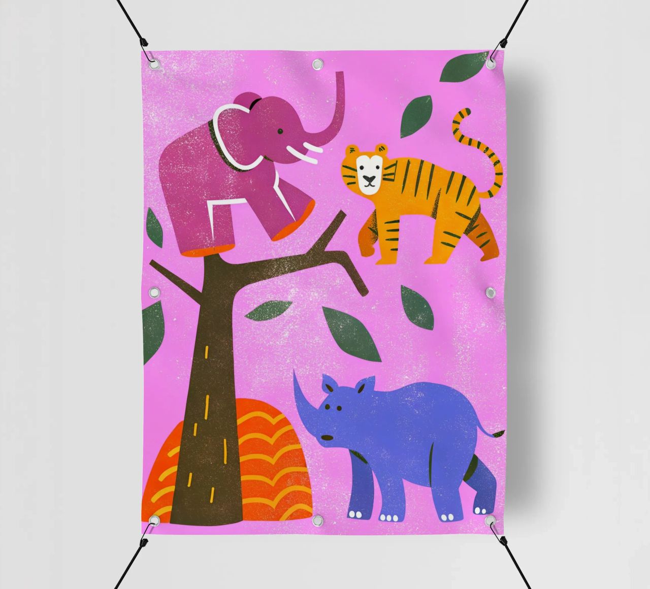Zoo Retro Pop telo in pvc da THE LATEST SHOP