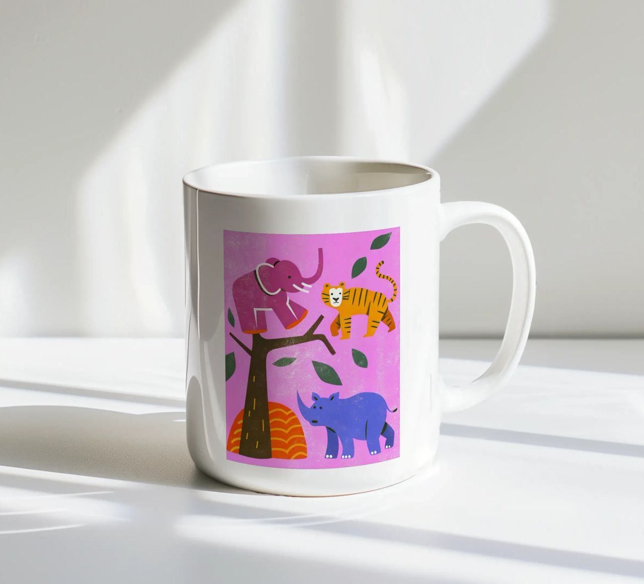 Zoo Retro Pop tazza in ceramica da THE LATEST SHOP