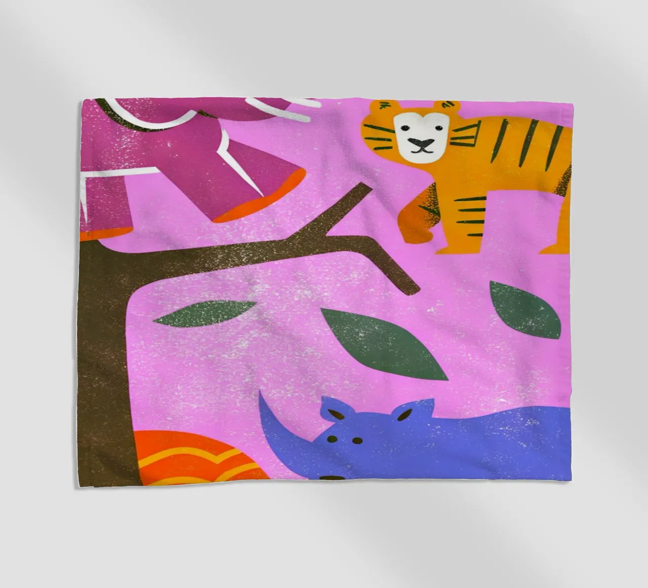 Zoo Retro Pop toalla de playa de THE LATEST SHOP