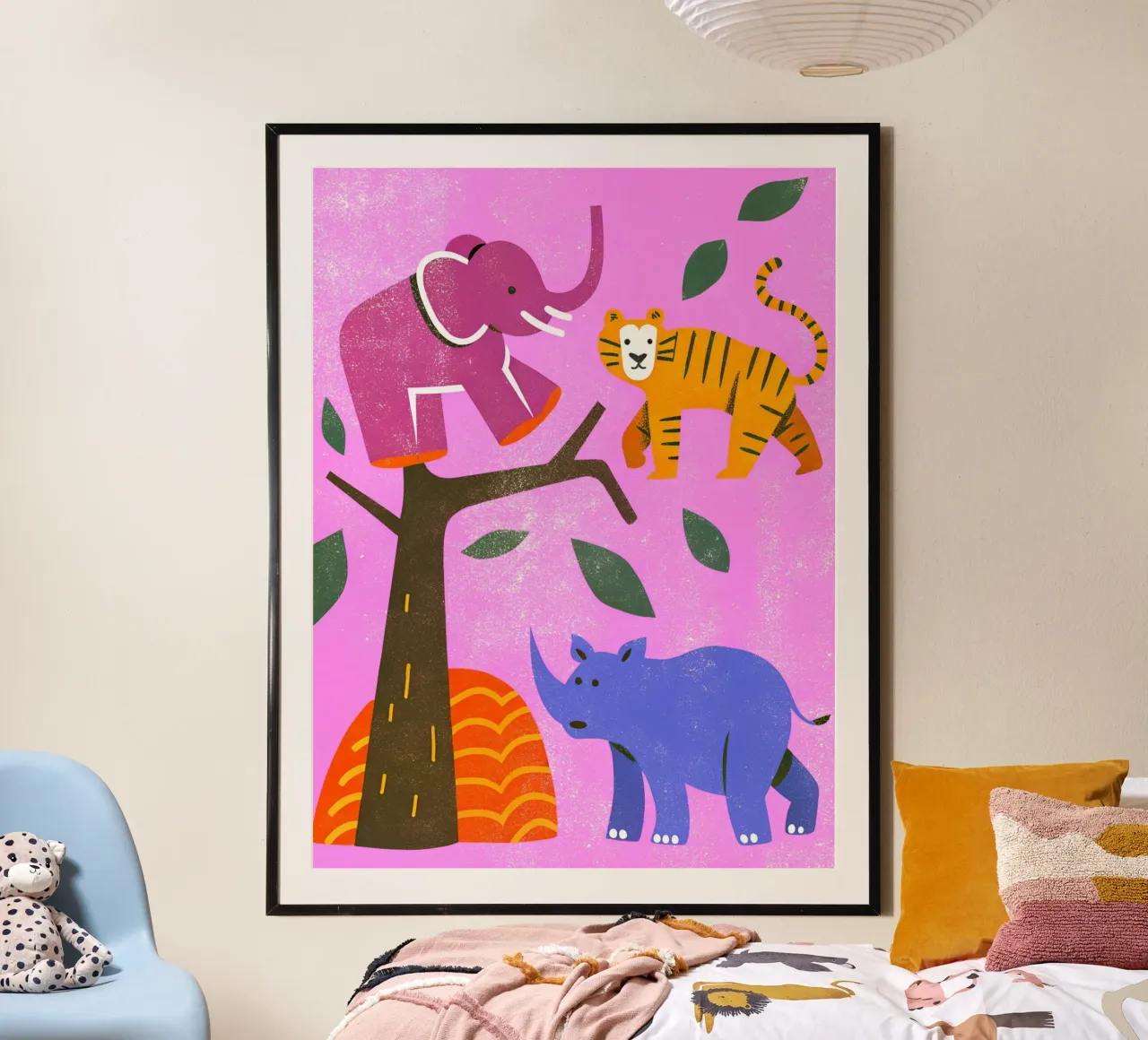 Zoo Retro Pop carta hahnemühle da THE LATEST SHOP