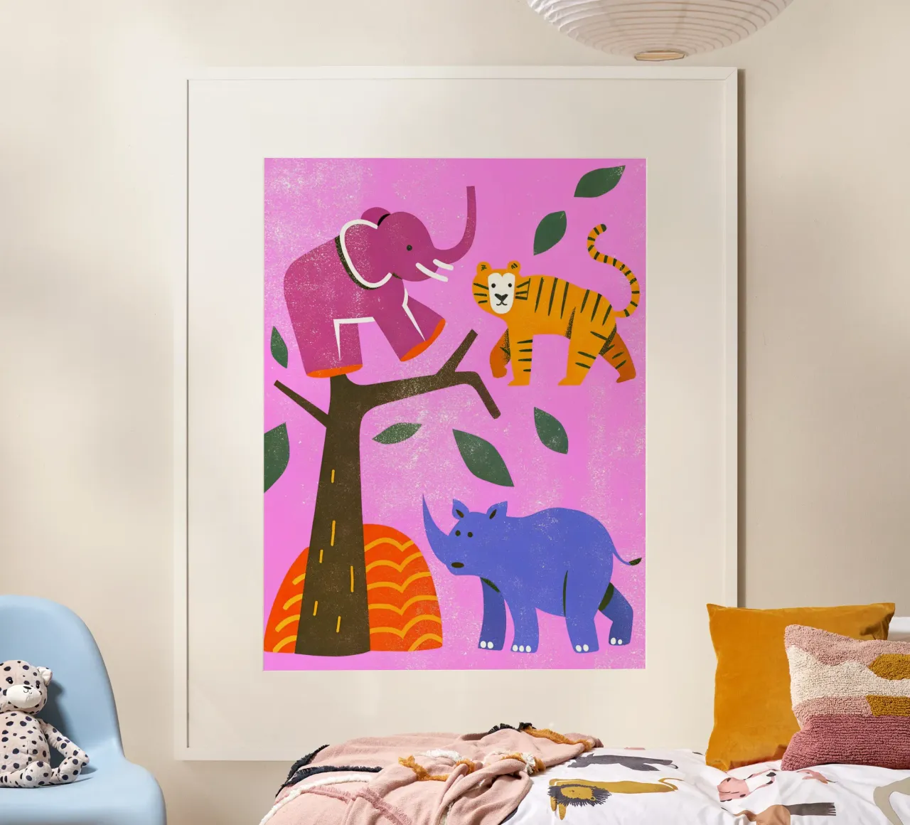 Zoo Retro Pop carta hahnemühle da THE LATEST SHOP