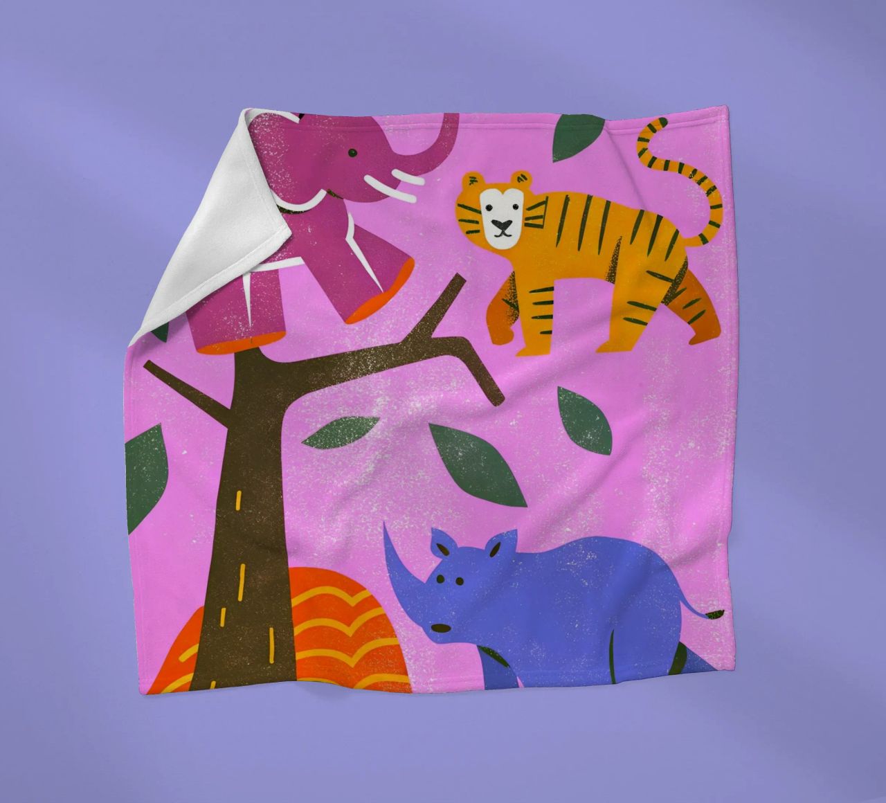 Zoo Retro Pop coperta in pile da THE LATEST SHOP