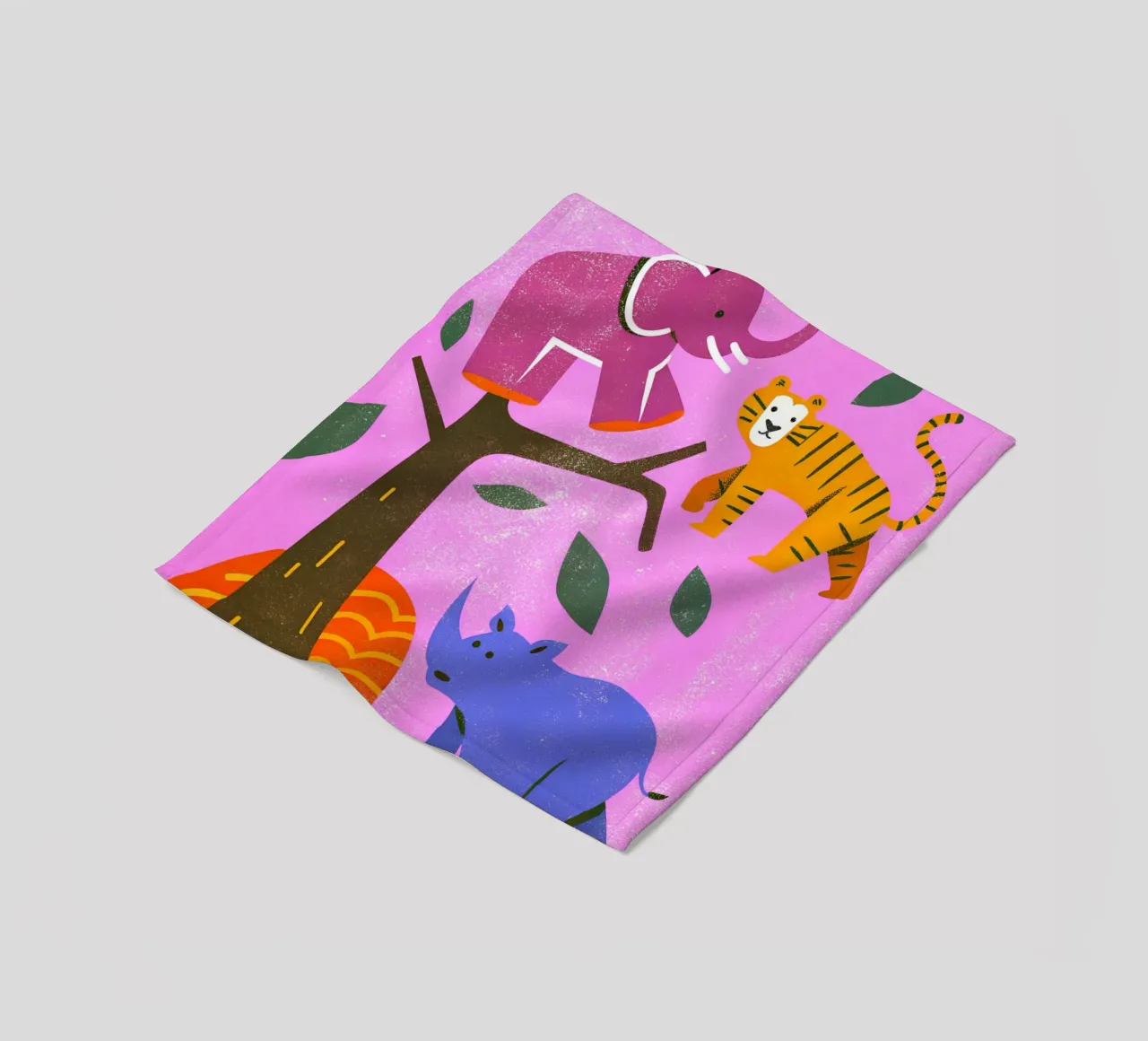 Zoo Retro Pop coperta in pile da THE LATEST SHOP