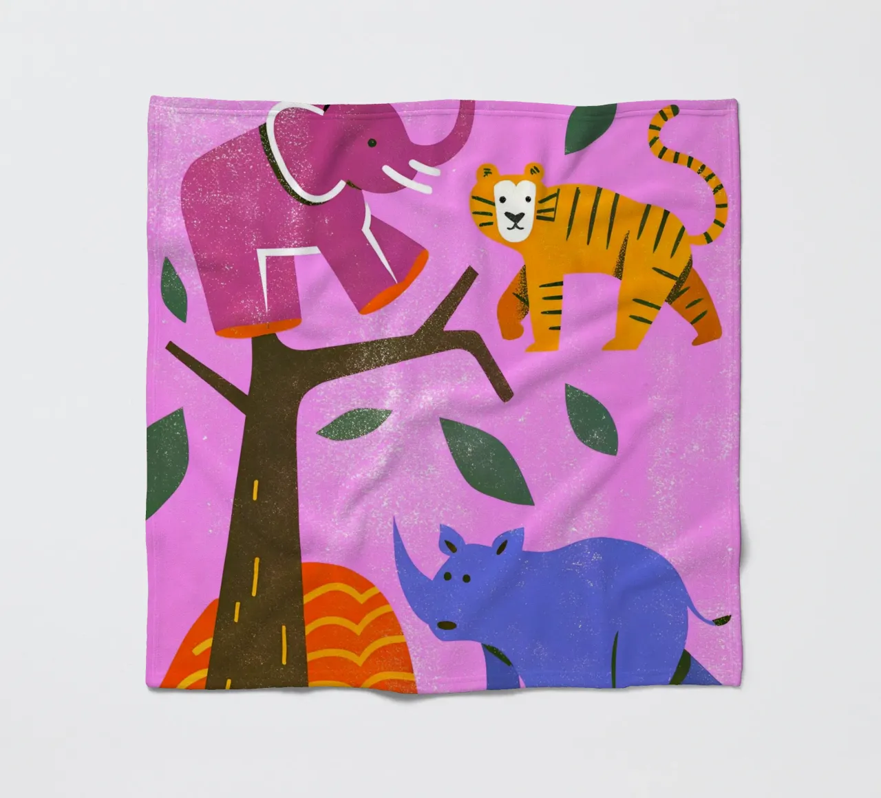 Zoo Retro Pop coperta in pile da THE LATEST SHOP