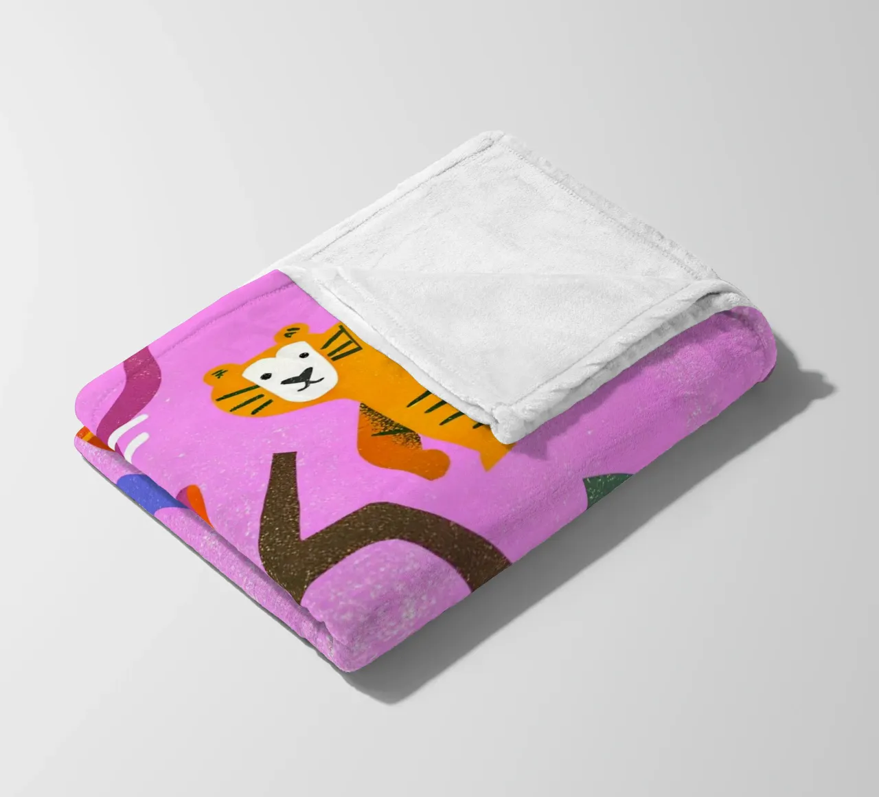 Zoo Retro Pop coperta in pile da THE LATEST SHOP