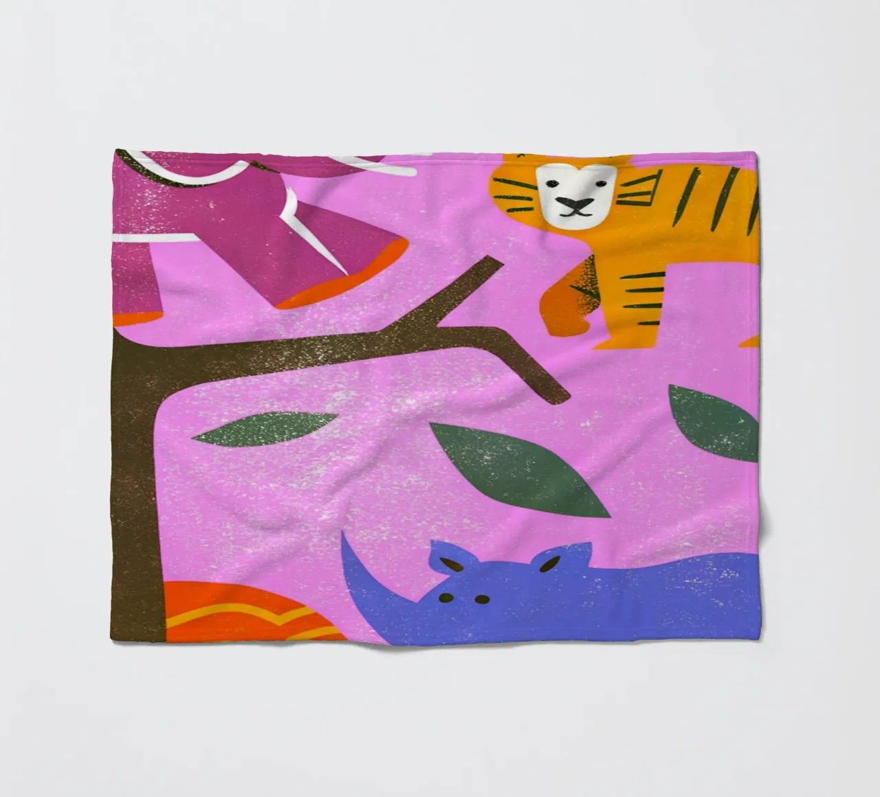 Zoo Retro Pop manta de franela de THE LATEST SHOP