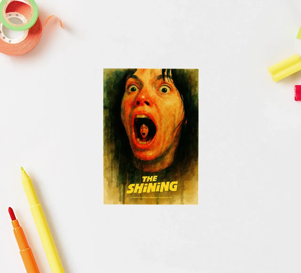 L'imagination des repeints de The Shining autocollant de SIQAYA