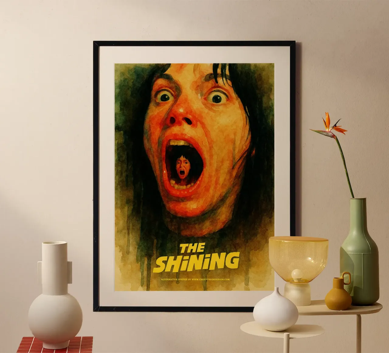 L'imagination des repeints de The Shining hahnemühle de SIQAYA