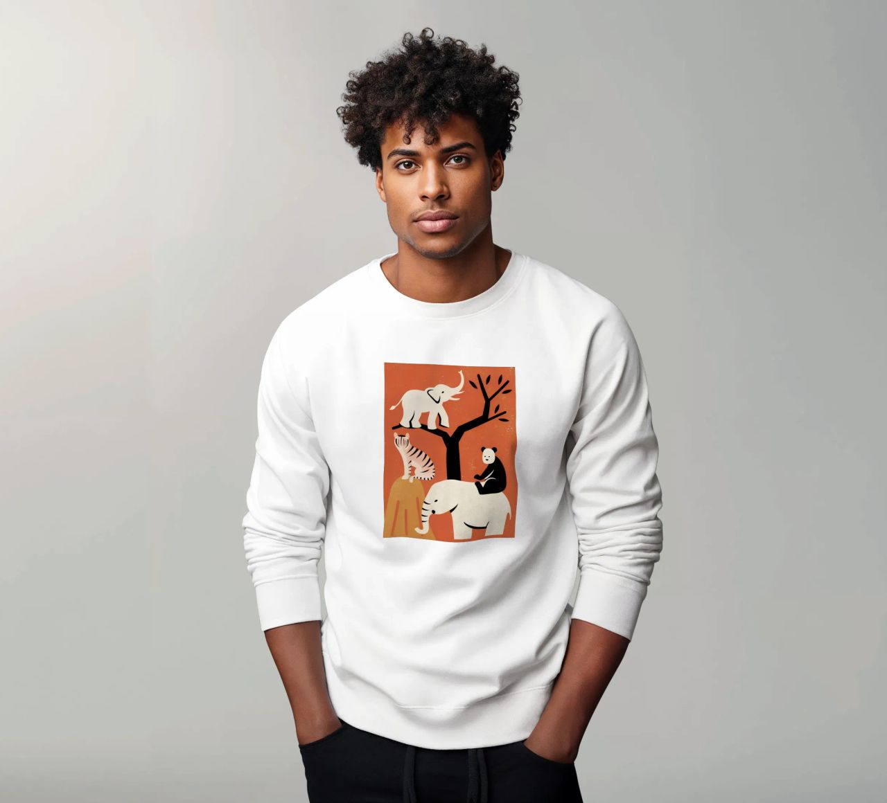 Zoo Retro Pop felpa da THE LATEST SHOP