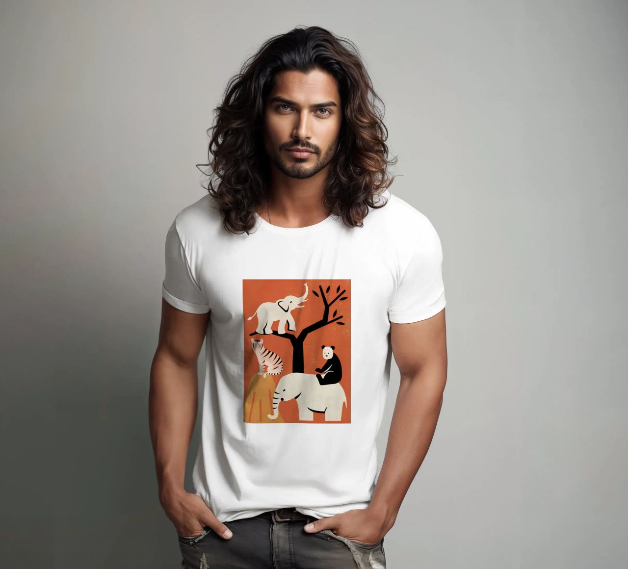 Zoo Retro Pop t-shirt da THE LATEST SHOP