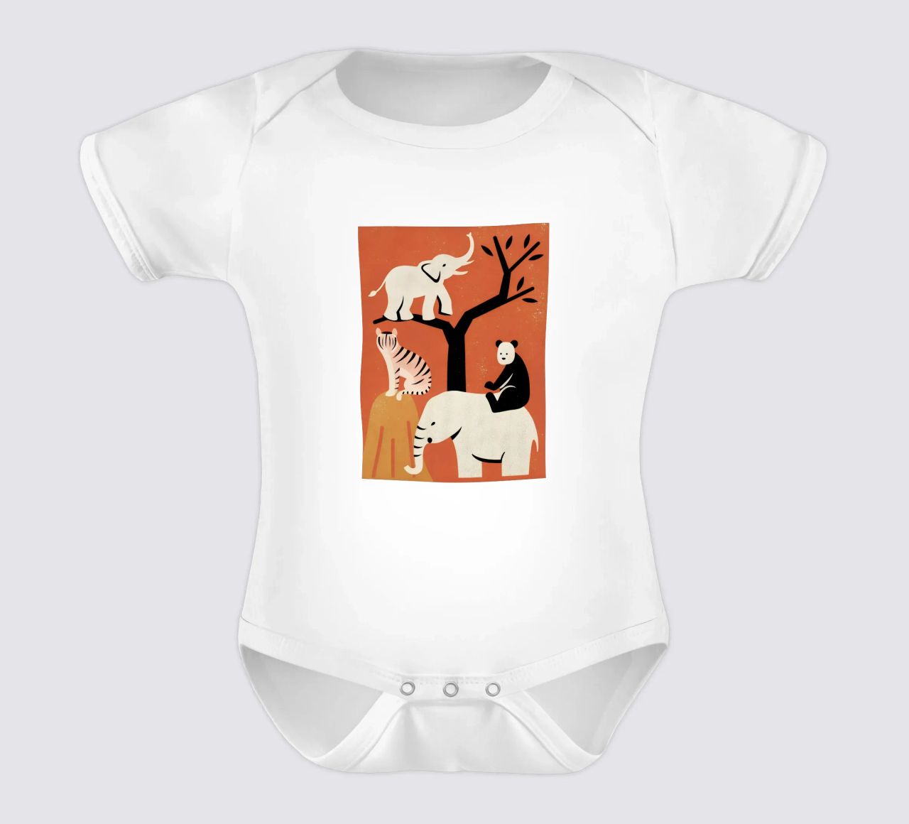 Zoo Retro Pop body neonato maniche corte da THE LATEST SHOP