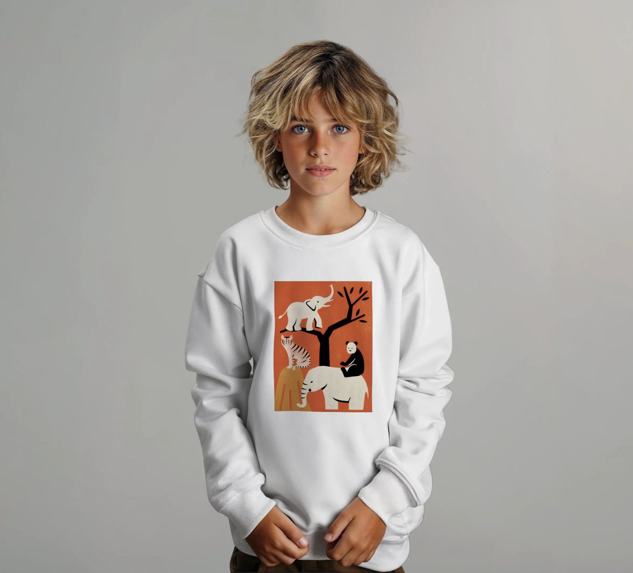 Zoo Retro Pop sudadera para niño de THE LATEST SHOP