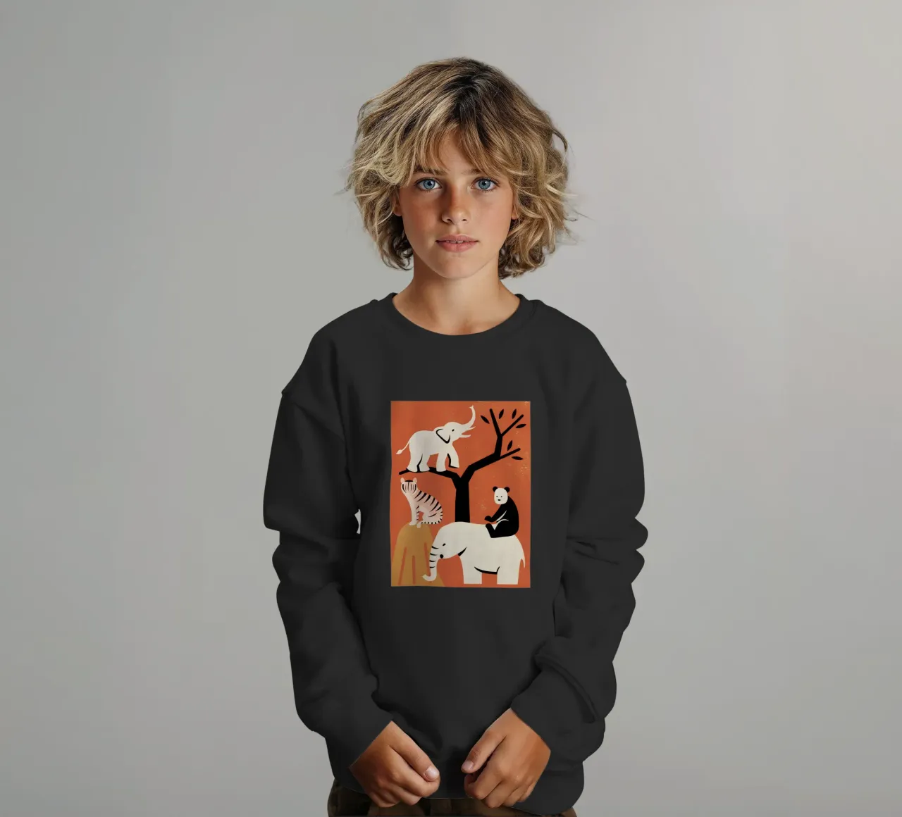 Zoo Retro Pop felpa bambino da THE LATEST SHOP