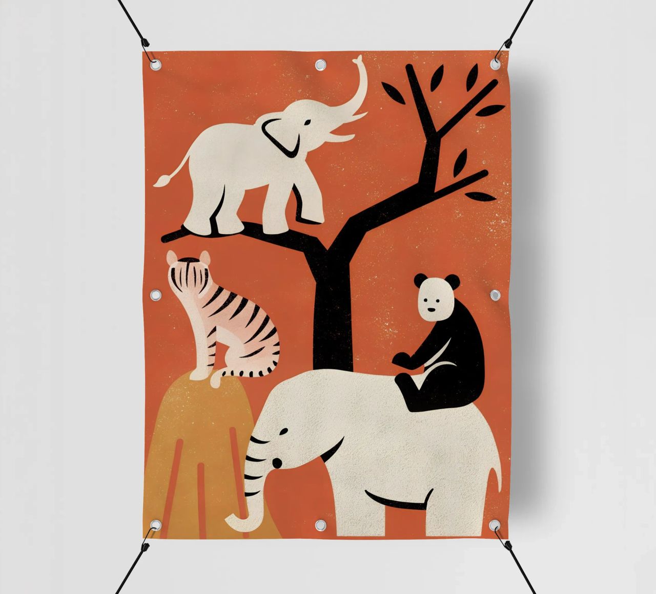 Zoo Retro Pop telo in pvc da THE LATEST SHOP