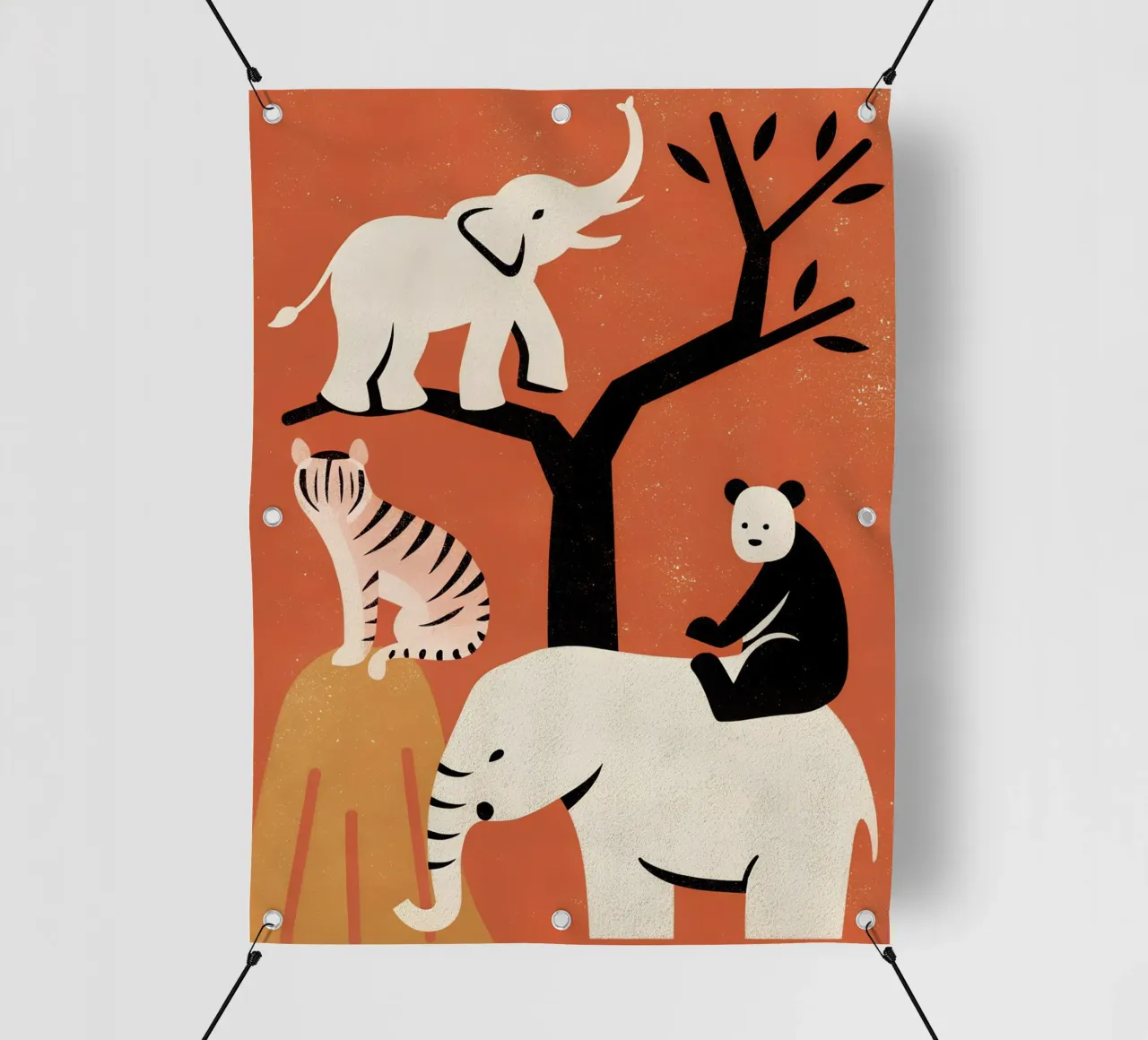 Zoo Retro Pop telo in pvc da THE LATEST SHOP