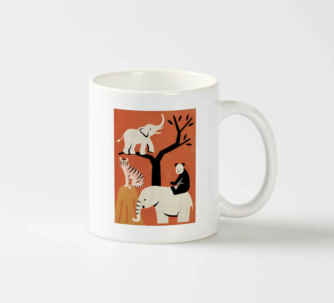 Retro-Pop-Zoo Keramik Tasse von THE LATEST SHOP