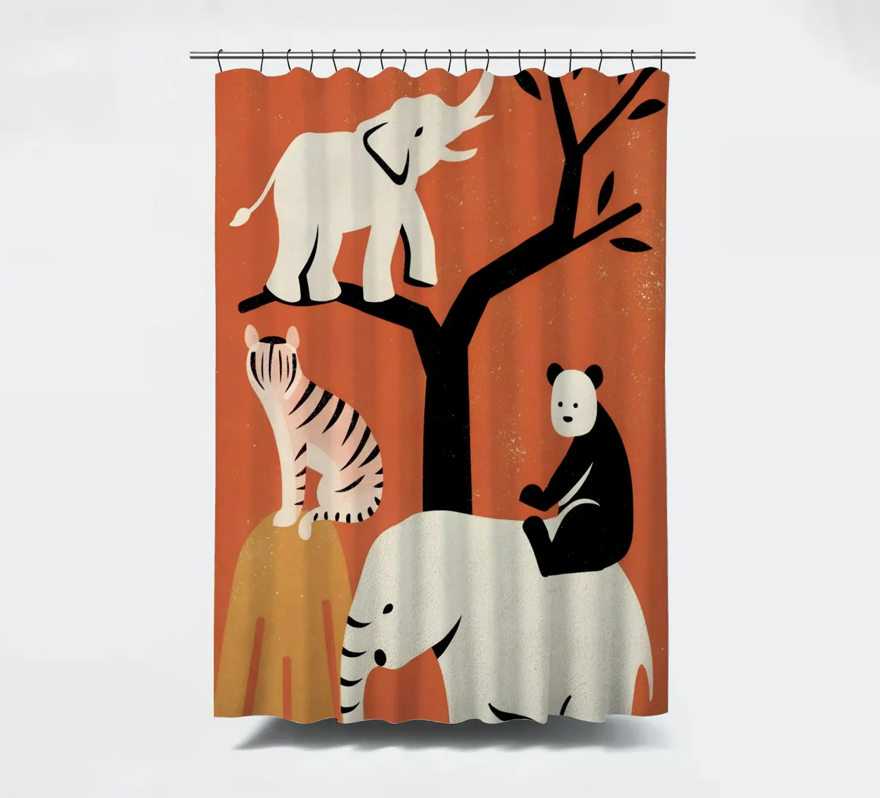 Zoo Retro Pop tenda da doccia da THE LATEST SHOP