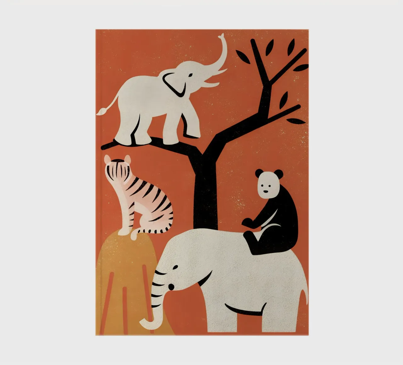 Retro Pop Zoo notebook by THE LATEST SHOP