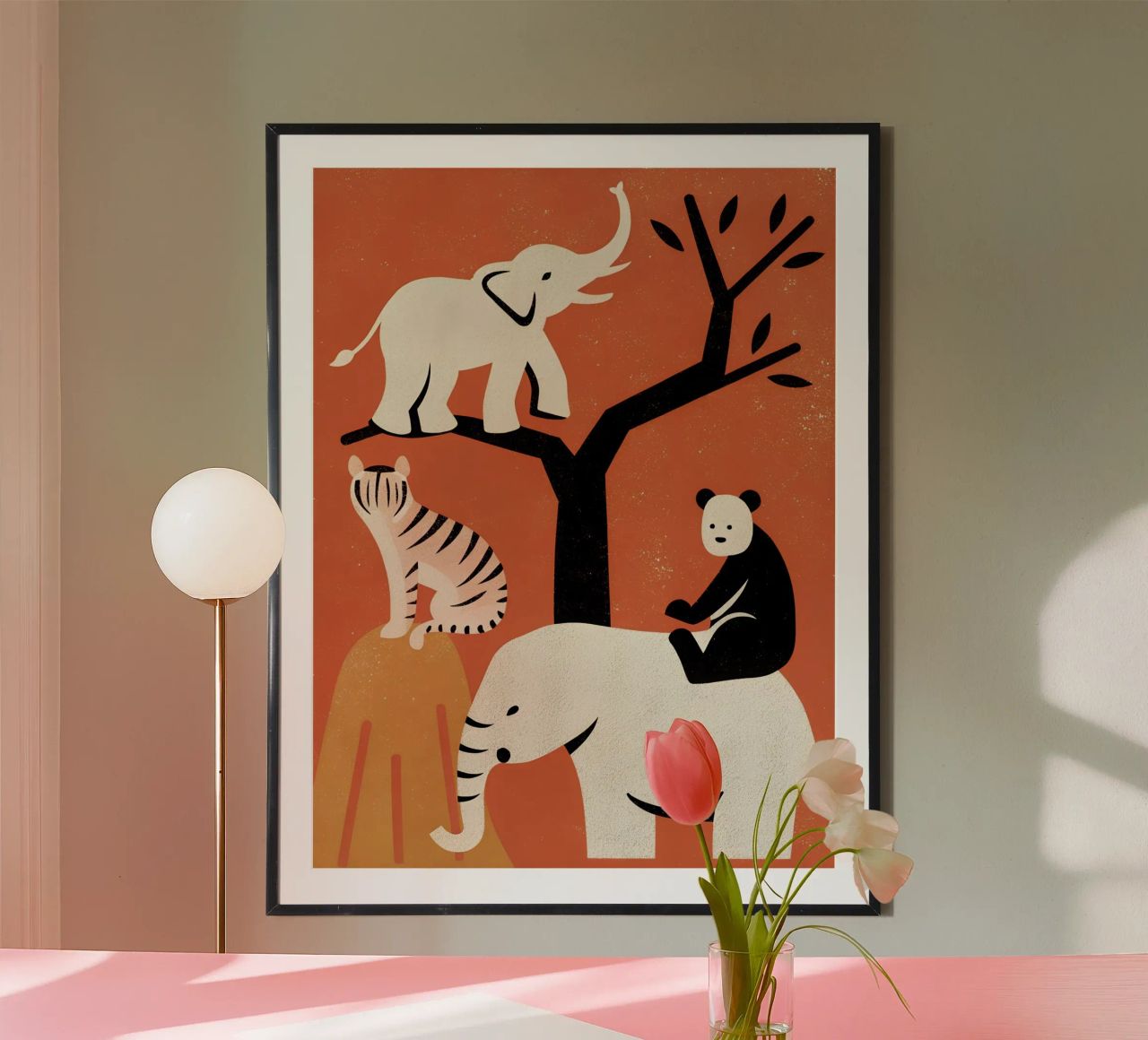 Zoo Retro Pop poster da THE LATEST SHOP