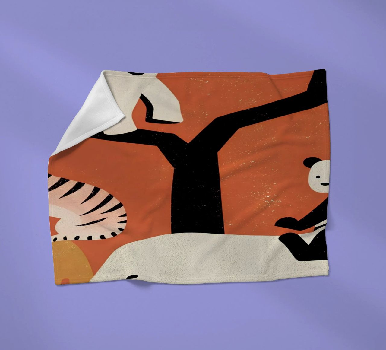 Zoo Retro Pop coperta in pile da THE LATEST SHOP