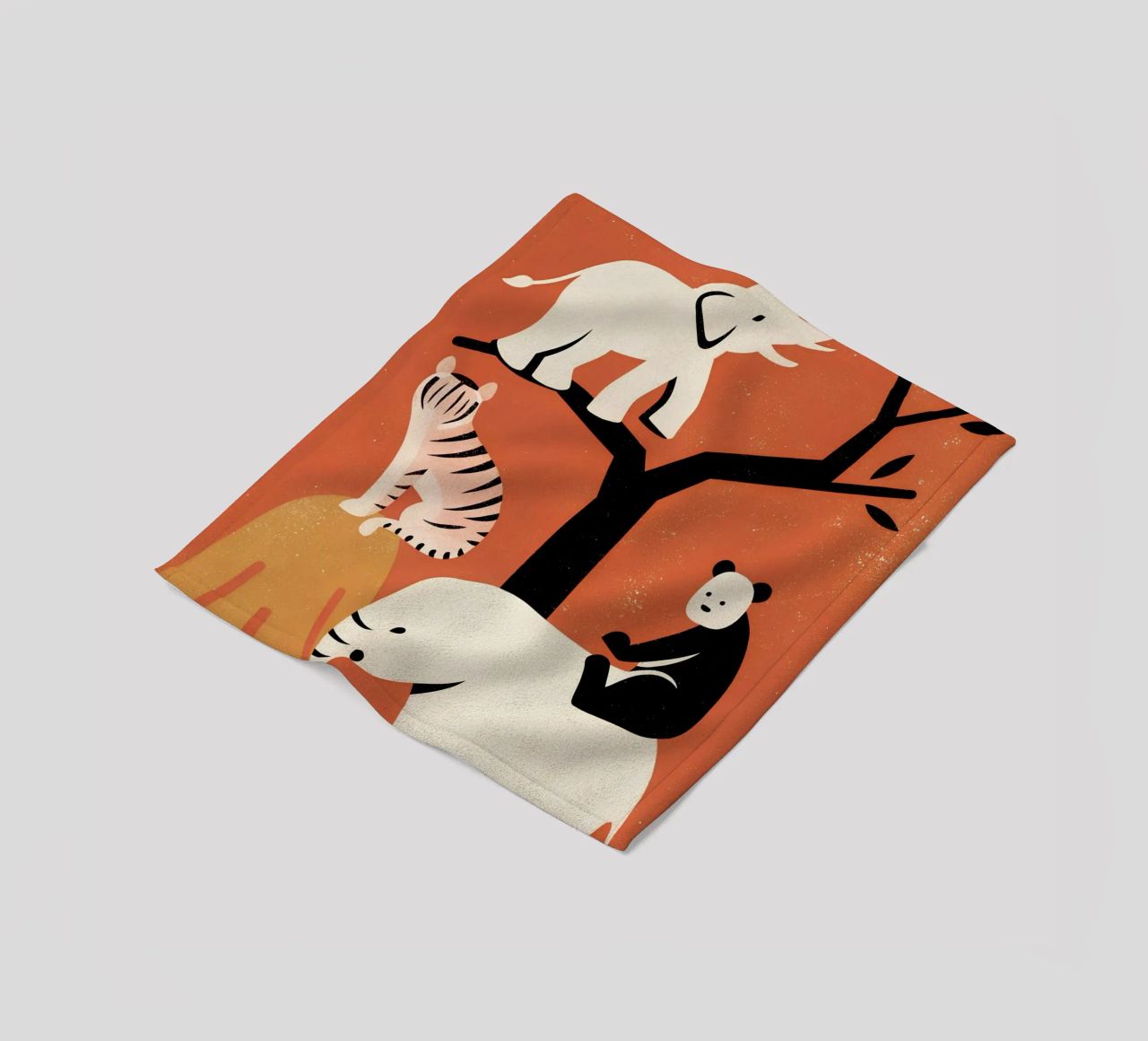 Zoo Retro Pop coperta in pile da THE LATEST SHOP