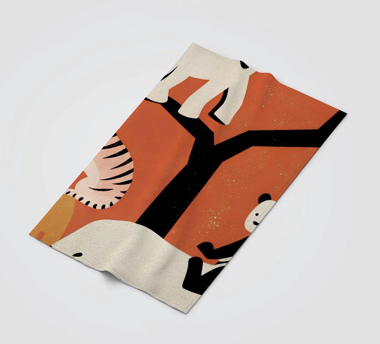 Zoo Retro Pop coperta in pile da THE LATEST SHOP