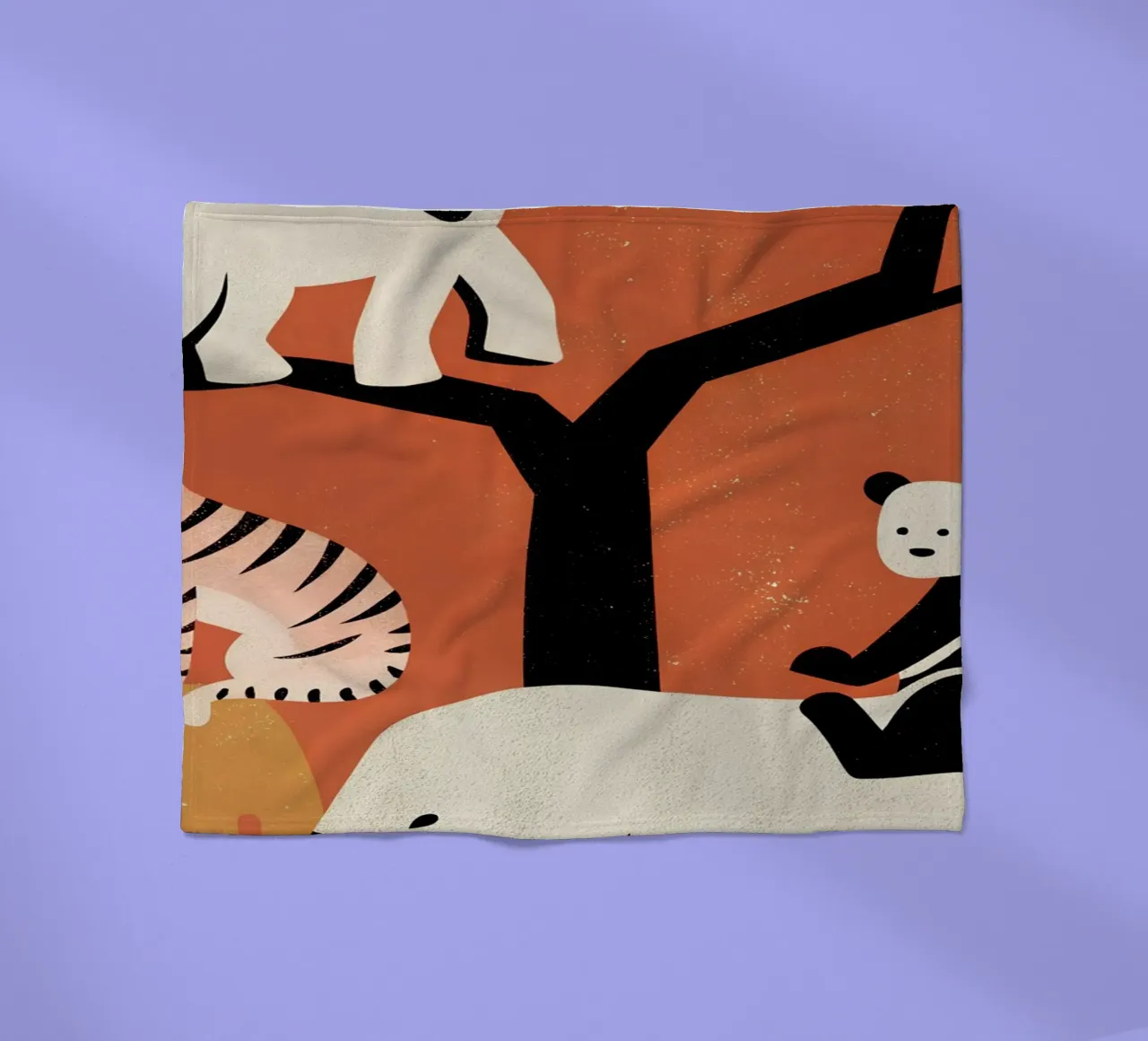 Zoo Retro Pop manta de franela de THE LATEST SHOP