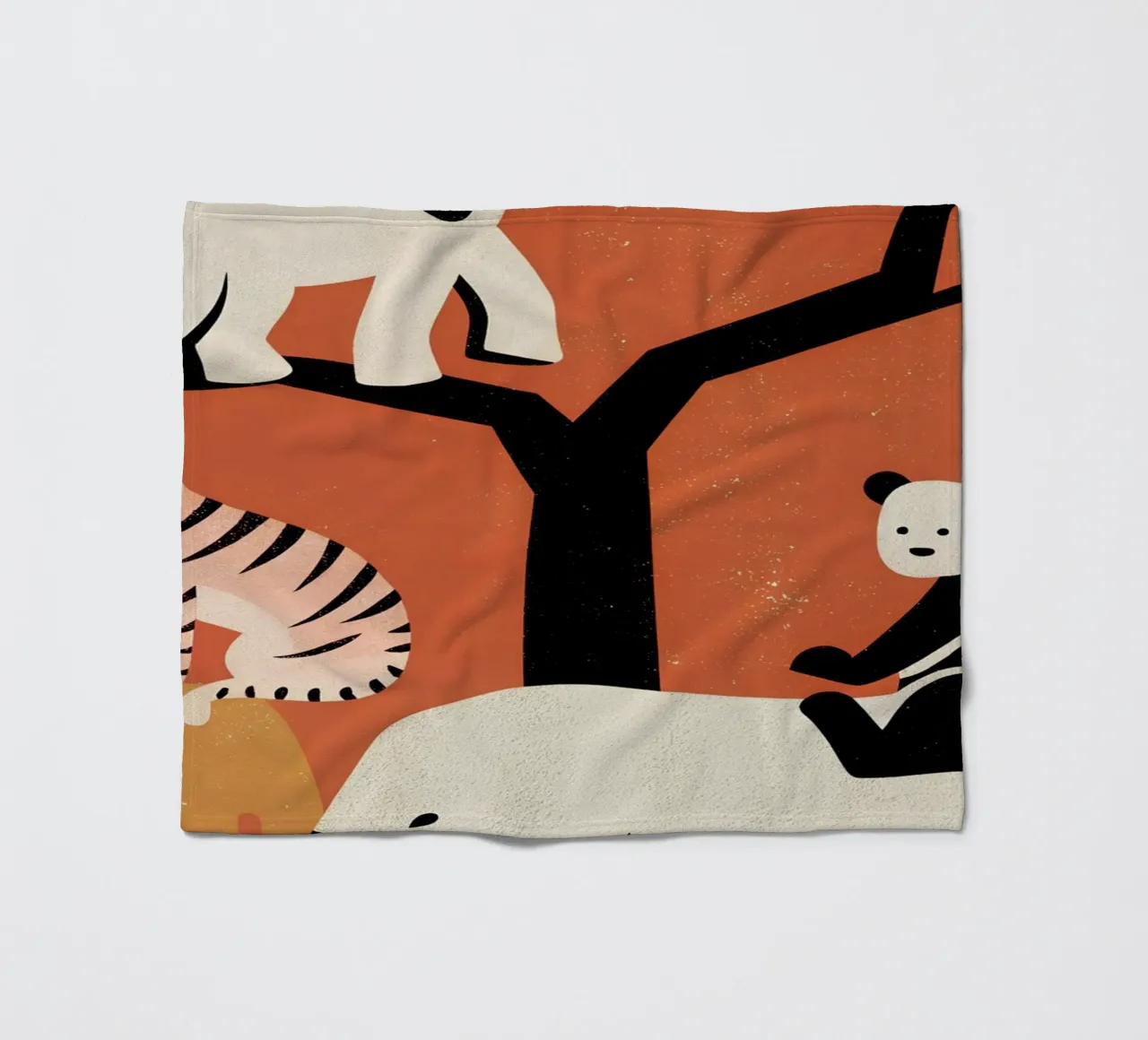 Zoo Retro Pop manta de franela de THE LATEST SHOP