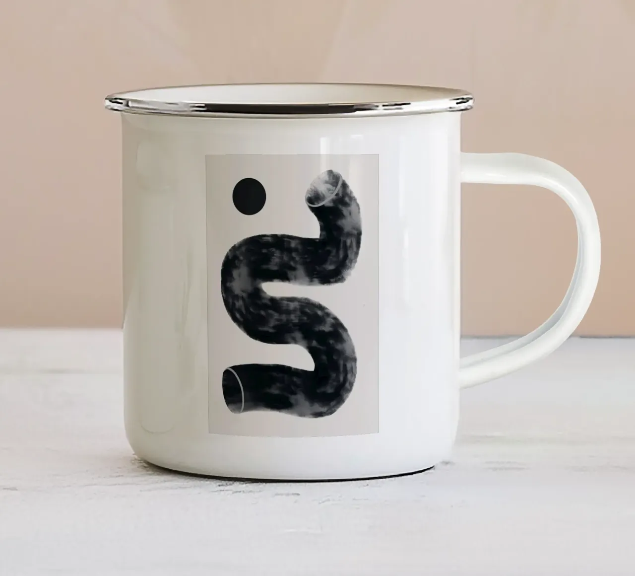 Pifferaio tazza in smalto da Little Dean