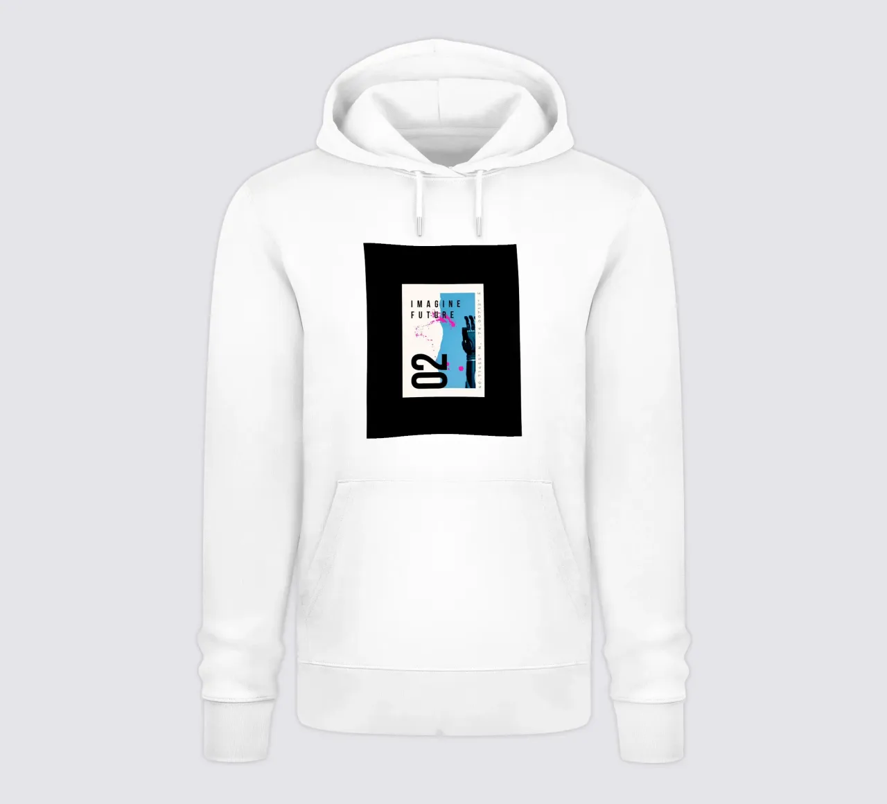IMAGINE FUTURE felpa con cappuccio da Einfach Uebel